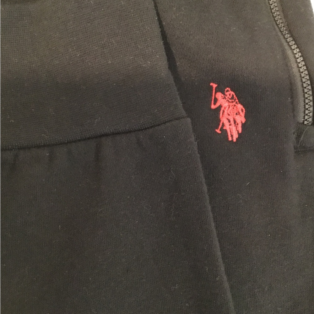 U.S. Polo Assn Fleece Full-Zip Sweatsuit 2 Pc Set Mens Large Hoodie & Pants - Picture 15 of 15